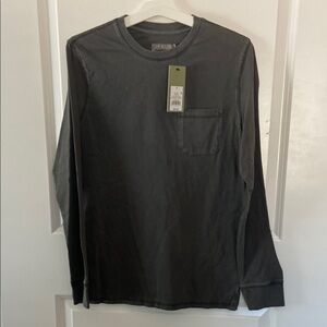 NWT Goodfellow & Co Gray Long Sleeve Tee Casual Cotton